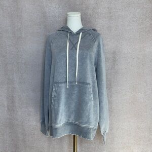 Zenana Outfitters Men's Washed Gray Hoodie